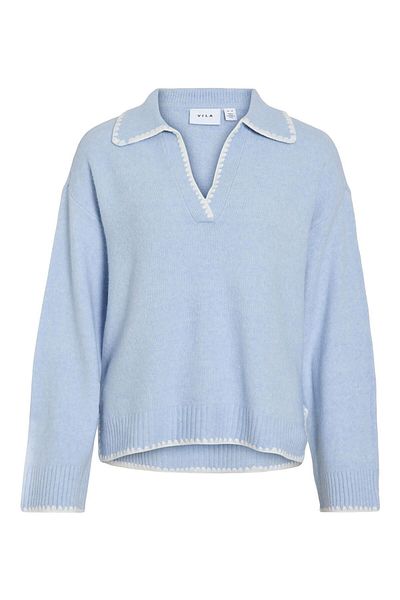 VILA Strickpullover V-Ausschnitt