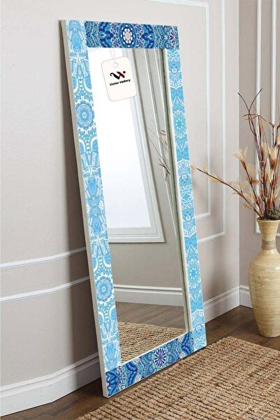 Victor Vallery Çini Motif Görünümlü Dekoratif Duvar Aynası