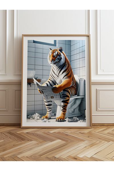HOMEPACK Единична картина в дървена рамка, единичен плакат, картина TK/985