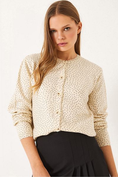 Bianco Lucci Women's Buttoned Knitwear Cardigan 20251018
