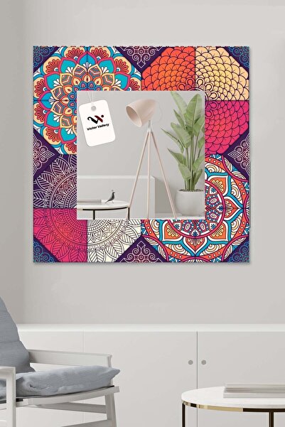 Victor Vallery Geleneksel Çini Dekoratif Duvar Aynası