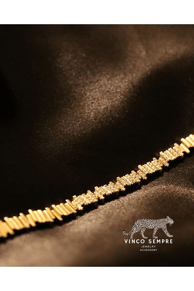 XUPING JEWELRY Luxury Broken Baguette Model Bracelet