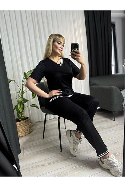 LİKRA ДАМСКИ АНТУРИЗЪМ С ПОЛОВИН ЯКА, ПОЛА И ЛАНТИ ВЪРХУ КРАКОЛАЧА, ПЛЮС РАЗМЕР