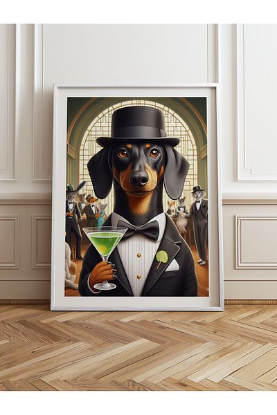 HOMEPACK Pictură cu un singur cadru din lemn Pictură poster dintr-o bucată TK/990