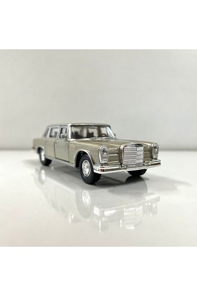 WELLY 1963 مرسيدس بنز 600 1/36 مقياس ويلي دييكاست نموذج سيارة معدني سيارة لعبة سيارة سحب قطرة