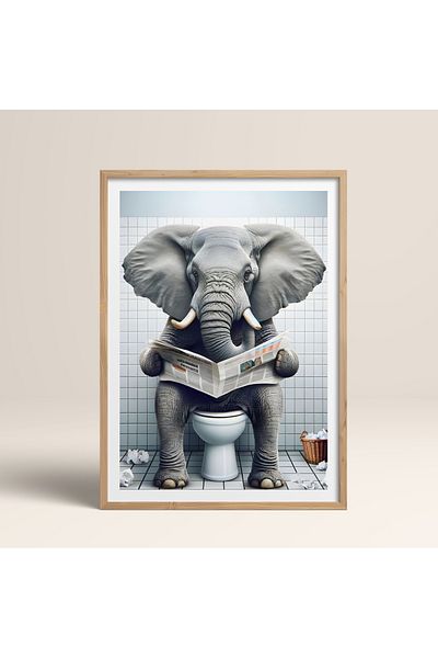 HOMEPACK Единична картина в дървена рамка, единичен плакат, картина TK/984