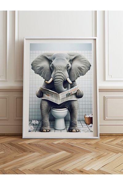 HOMEPACK Single Wooden Framed Painting One Piece Poster Painting Tk/984