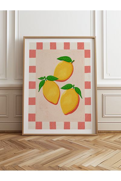 HOMEPACK Единична картина в дървена рамка, единичен плакат, картина TK/1011