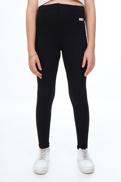 Toontoy Girl's Waist Embroidered Leggings