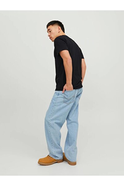 Jack & Jones 12233999 Μπλουζάκι με κοντό γιακά 100% βαμβάκι με γράμματα Jack Jones