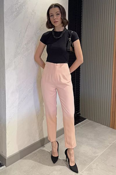 GÜLSELİ Powder Women's Pipe Leg Pants
