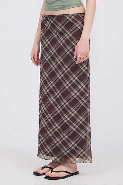 Addax Lined Long Skirt - E16803-E3