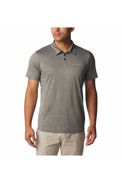 Columbia Tricou cu mânecă scurtă cu gât polo pentru bărbați - gri AO3614-011