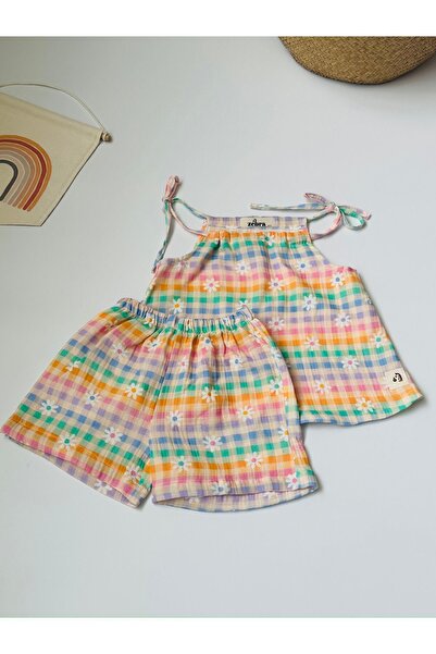 Zebra I ADJUSTABLE ROPE STRAP MUSLIN BOTTOM TOP SET SET