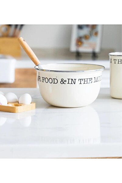 Doğal Mien Mood Serisi Emaye Karıştırma Kabı