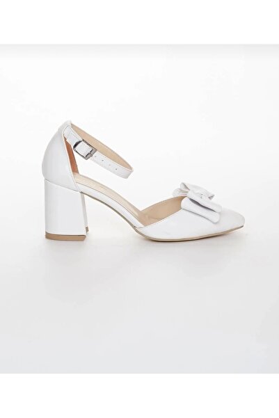 Satenora Високи токчета с бяла панделка Arlo