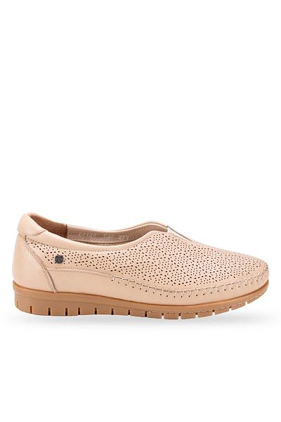 Forelli Women's Leather Shoes - Light Mink