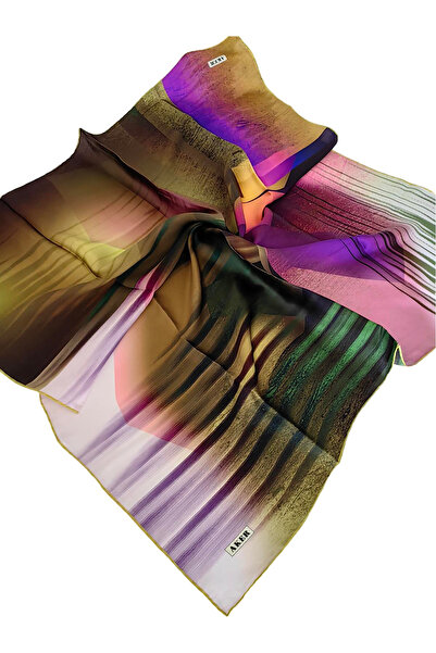 Aker İPEK KREP SATEN EŞARP 2025 YAZ SEZONU 8993701-352