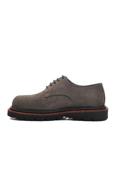 AYAKMOD Ανδρικά παπούτσια casual Premium 2130 M Grey Nubuck από γνήσιο δέρμα