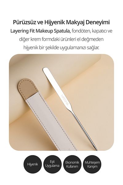 Missha Multi-Purpose Makeup Spatula Layering Fit Makeup Spatula