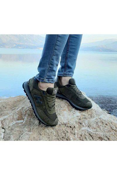 Hammer Jack 19250 Peru, Khaki Color Genuine Leather Sports Shoes