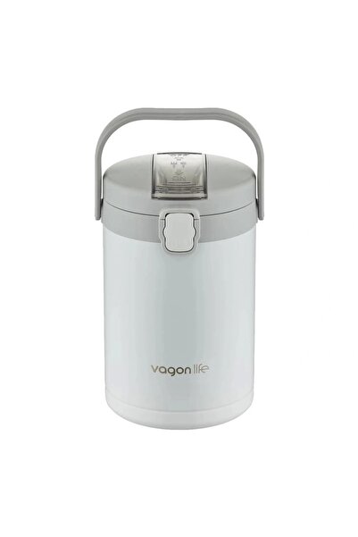Vagonlife Vagonli̇fe Steel Lunch Box Single Chamber Two Compartment Lunch Box Bl10089 2100 ml