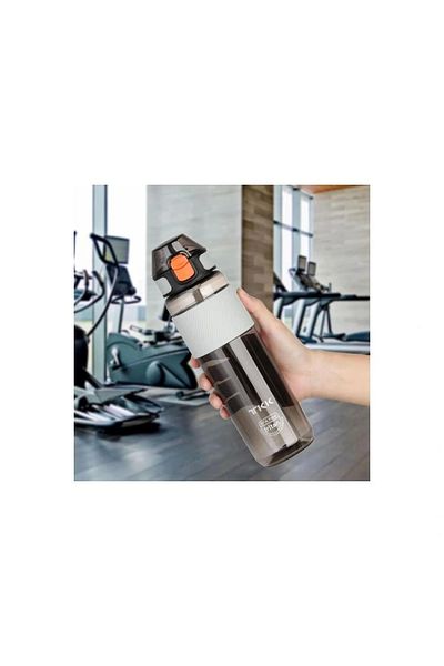 TKK Vagonlife T1003 Tritan Flask with Straw Black 800ml