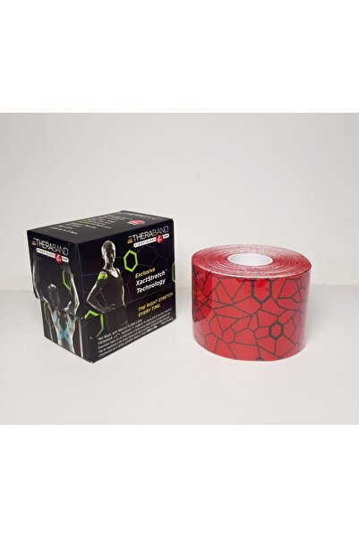 THERABAND Kinesiology Tape - Pain Tape Red 5 cm X 5 Meters
