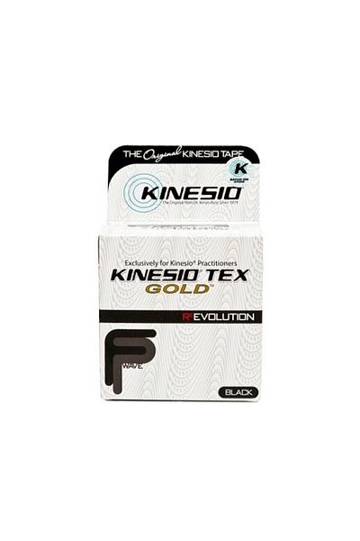KINESIO TEX حزام الألم الذهبي Kinesiotape Sports Support Band - أسود