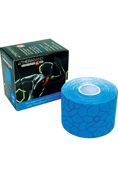 THERABAND شريط علم الحركة - شريط الألم أزرق 5 سم × 5 متر