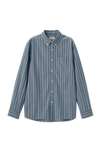 Giordano Men's Bamboo Blend Twill Shirt | Slim Fit, Cool Comfort