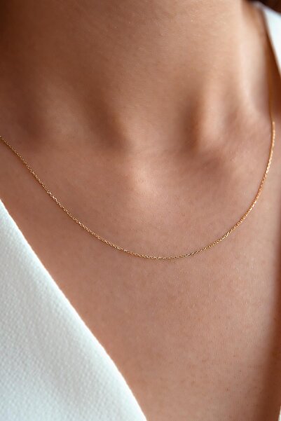 SEMİZ KUYUMCULUK Minimal Altın Zincir