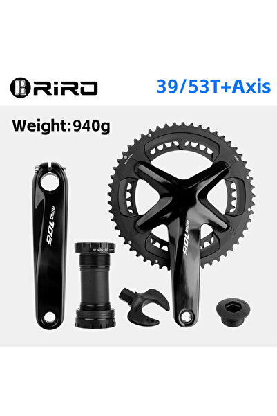 Choice مجموعة كرنك BSA 170 مم 53-39T مع BB RIRO 706 لدراجة الطريق 170 مم 110B...