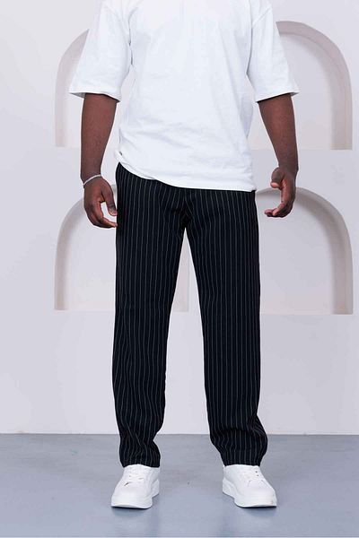 WONG Men's Baggy Fit Pants