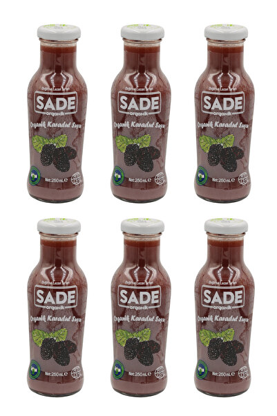 Sade Organik Karadut Suyu 250ml 6'lı
