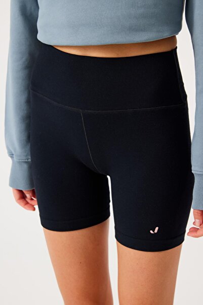 Jerf Aura 7cm Modal Kısa Şort Siyah