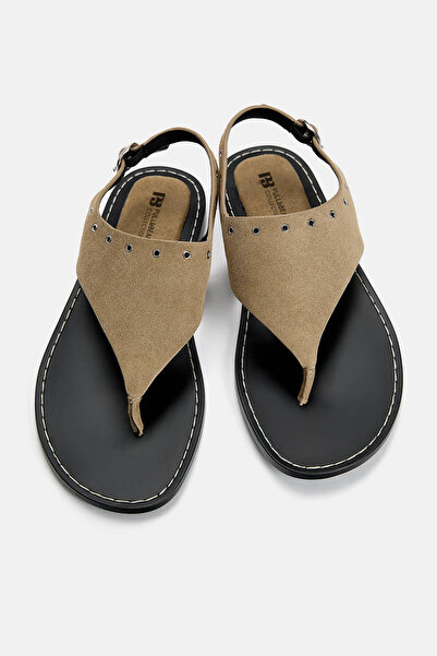 Pull & Bear Düz deri sandalet