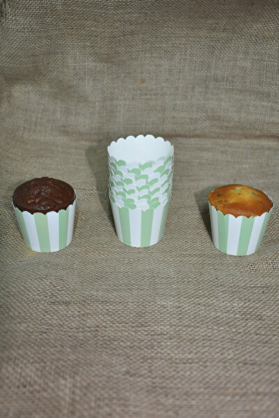 Larenya Cupcake Kalıbı & Kek Kapsülü & Doğum Günü Partisi & Muffin Kek Kalıbı & 25'li Kek Kalıbı