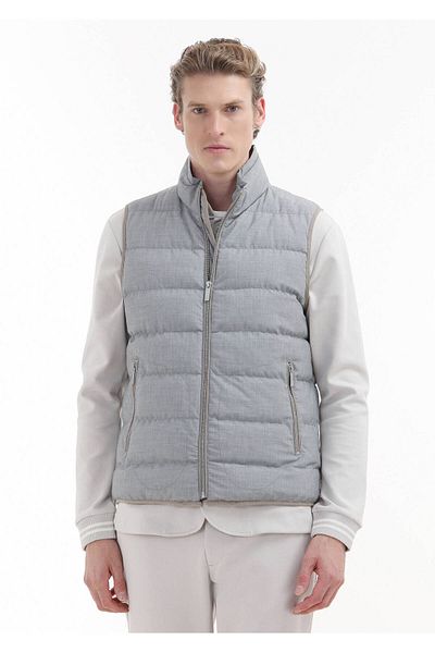 Ramsey Light Gray Woven Sports Vest - Comfortable and Stylish