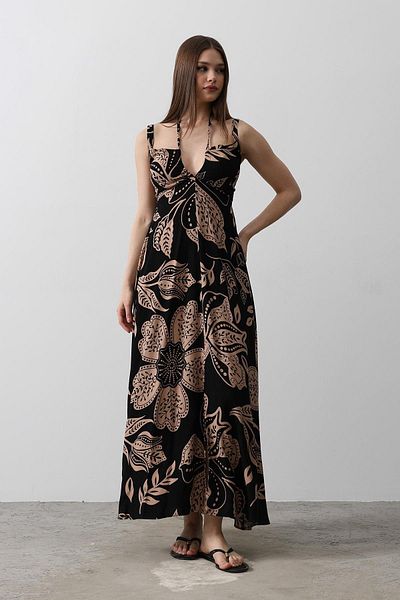 Le Savu ROCHIE DE FEMEIE SHILSEE CU BRETELE LUNG SAKS VISCOSE