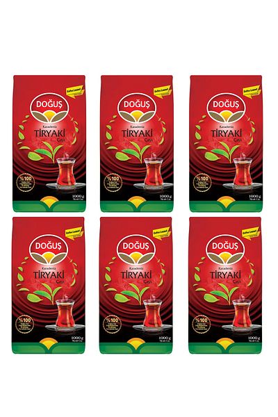 Doğuş Black Sea Tiryaki Tea 1 kg X 6 Pieces