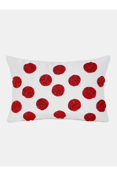 Alina Decor Set of 2 - Applique Detail Cushion Covers - 40x40cm