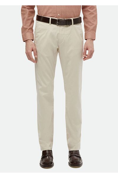 Ramsey Casual παντελόνι Ecru Regular Fit
