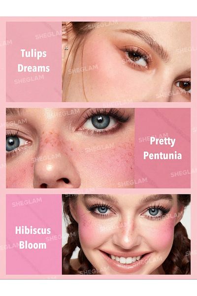 SHEGLAM Floral Flush Blush Palette, Blushing Bouquet