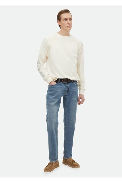 Ramsey Ecru Crew Neck Sweatshirt