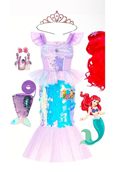 BATALLI Σετ Κοστουμιών με Περούκα για Γοργόνα - ΜΕ ΒΙΝΤΕΟ