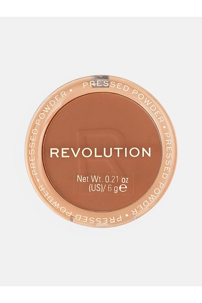 Revolution بودرة مضغوطة معاد تدويرها، لون بني