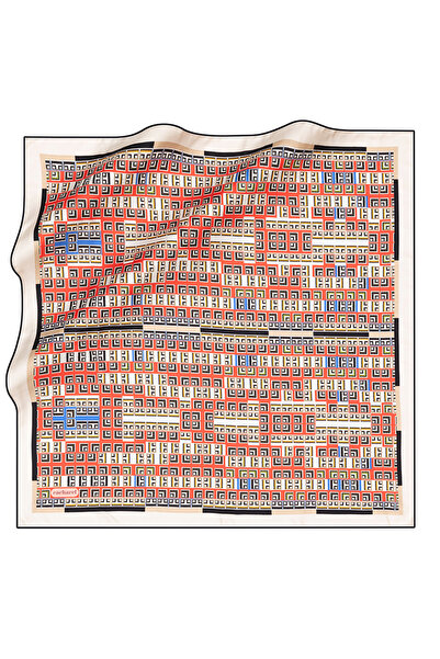 Cacharel Eșarfă din twill Cacharel cu model geometric