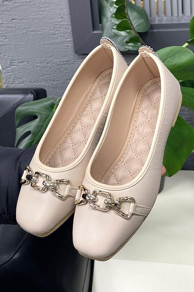 Moda Frato Modafrato AL- CHAIN ​​​​Balerina Pantofi de zi cu zi pentru femei Pantofi de acasă