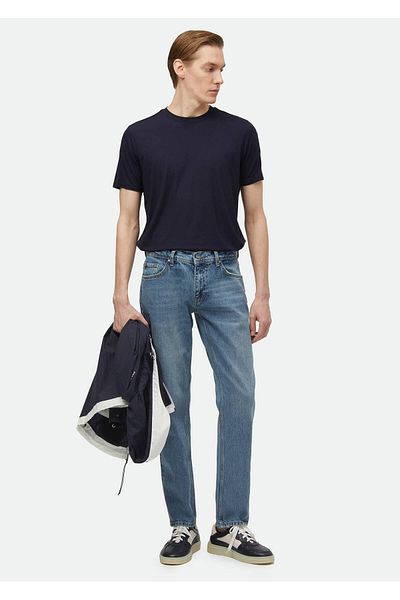 Ramsey Indigo Regular Fit Denim - Παντελόνι από βαμβακερό μείγμα